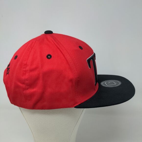 MG Fashions Men's Snapback Hat Red Black Embroidered Tampa Bay Logo - Picture 4 of 7